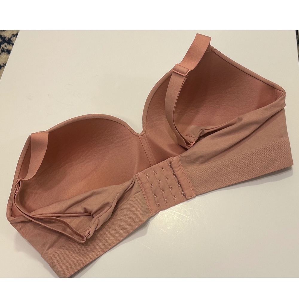 Truekind XL Seamless Wireless Comfort Bra Nude Full Coverage Support - Picture 2 of 4